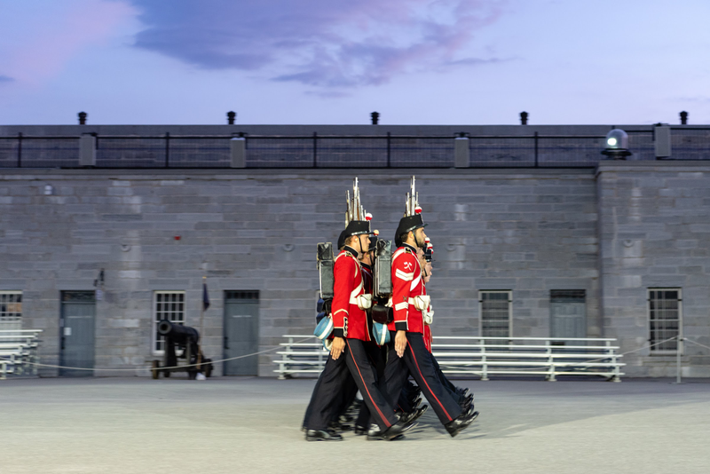 Illustration for article titled Selected Pictures from the Fort Henry Sunset Ceremony 2019 Finale